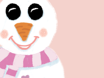 Snowman Illustration! christmas cold weather illustration photoshop snowman work in progress