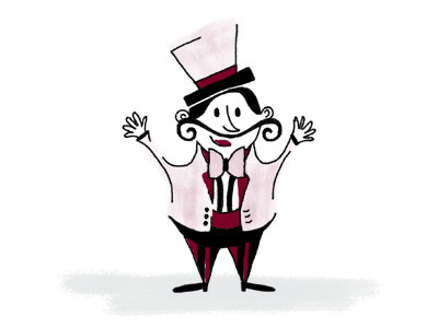 Ringmaster character circus design doodle illustration illustrator kids photoshop ringmaster series