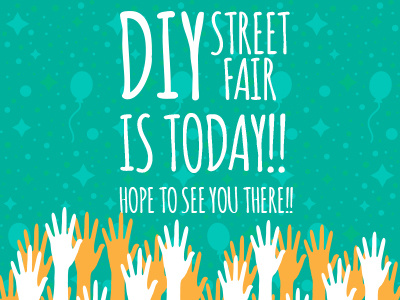 DIY Street Fair artist booth design designer diy diy ferndale fair illustration illustrator