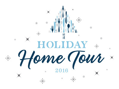 Holiday Home Tour Branding branding christmas design donations holidays home tour illustration logo michigan non profit