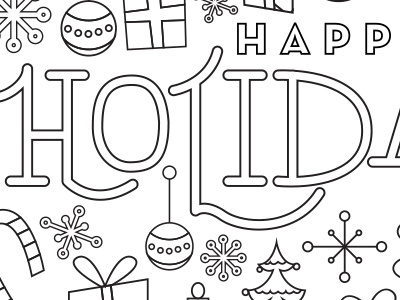 Holiday Card Illustrations