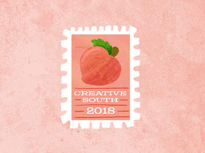 Creative South - 2018 creative south georgia hug necks illustration peach