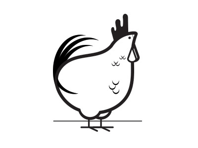 Pollo bird blog brand chicken cook illustrator logo pollo recipes vector wings