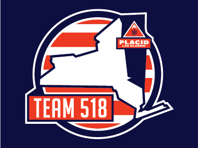 Team 518 - Lake Placid Lax branding design graphic graphic design illustration illustrator lacrosse logo vector