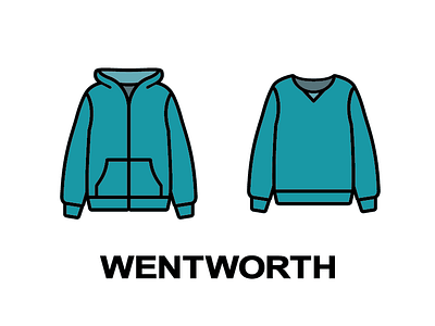 Wentworth Prison Uniforms australia cartoon clothing design graphic graphic design illustration illustrator tv ui vector wentworth