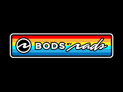 Bods By Nads Sticker Design