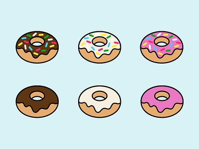 Donuts cartoon design donut food graphic graphic design illustration illustrator vector