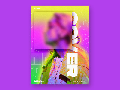 Cover concept art concept design holographic photoshop poster poster a day poster art poster design typography