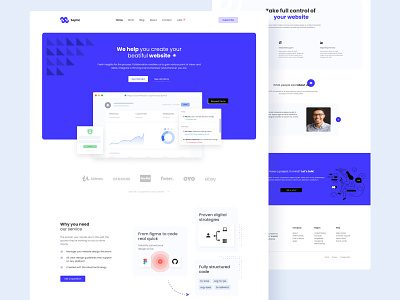 Septic - Home page design brand colorful dashboard design freelance home page landing page minimalist product design startup ui uiux user interface ux web website