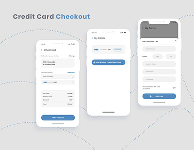 Days of UI Design 002/100 - Credit Card Checkout adobe adobe xd daily ui figma graphic design interaction design product design sketch ui user interface ux