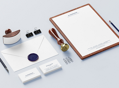 Aldebaran – Law firm identity brand identity classy law firm law firm logo logodesign stationary