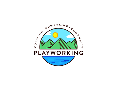 Logo for coworking space in Montenegro