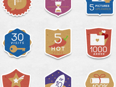 more badges badges icons illustrations social networking