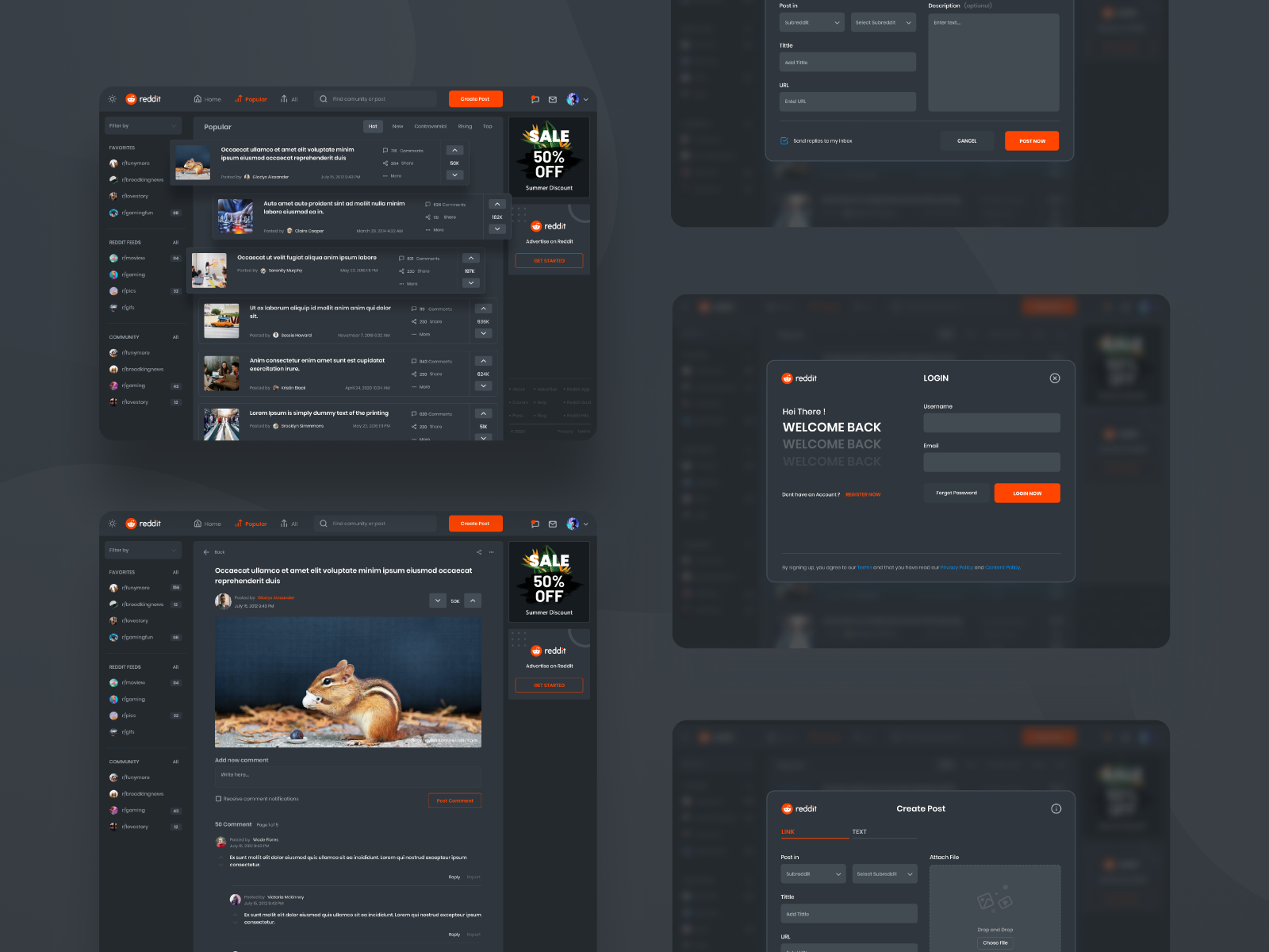 Reddit Redesign Challenge by Yusuf Matra on Dribbble