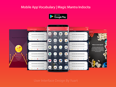 Magick Mantra Indocita android mobile app user experience user interface