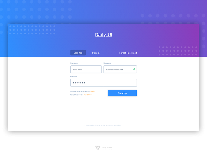 Register UI designs, themes, templates and downloadable graphic ...