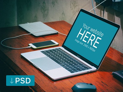 Macbook Pro Mockup On Red Table apple free high resolution macbook mock up mockup photorealistic photoshop psd workspace