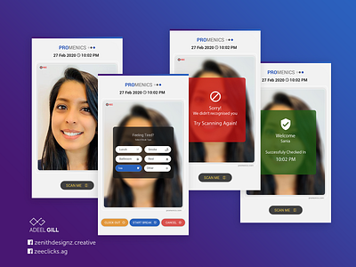 Face Recognition Attendance System UI