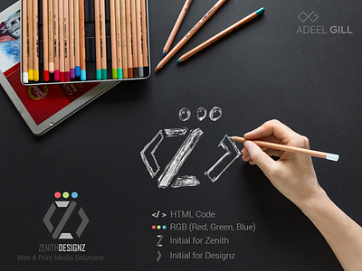 Zenith Designz Logo branding design icon illustration logo typography ui ux vector web