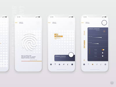Sola 8x6 app design light minimal office smart ui ux x