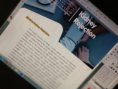 Kidney website - doctors engineers health healthcare kidney test ui ux webdesign website yellow