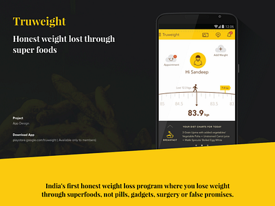 TruWeight App Design