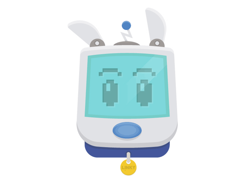 Alternate Chatbot Designs - Linky chatbot design dog illustration illustrator robodog robot