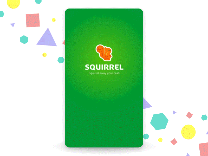 Squirrel App UI app design invision studio squirrel ui ux