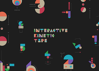 Interactive Kinetic Type! design illustration numbers sketch typography ux