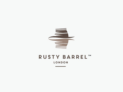 Elegant Logo For Rusty Barrel London