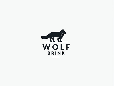 Wolf Brink Logo Design character design logo silhouette wolf