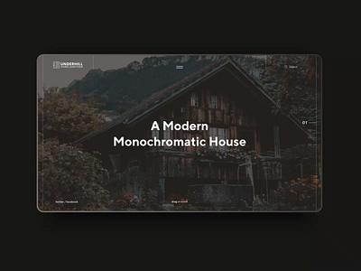 Simple landing page / Custom wooden houses architecture builder design eco homepage house landing page minimal modern simple ui ui ux uidesign uiux ux uxdesign web
