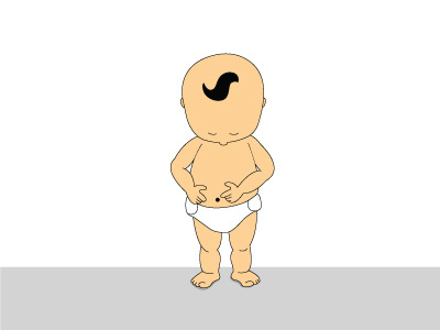 Baby Discover Himself baby belly button discover