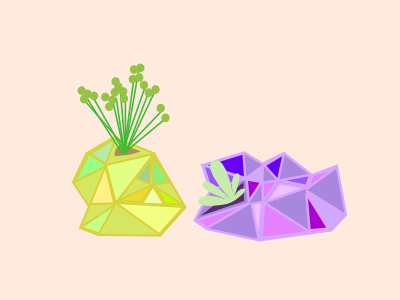 GeoPlants flora gem geometric plants