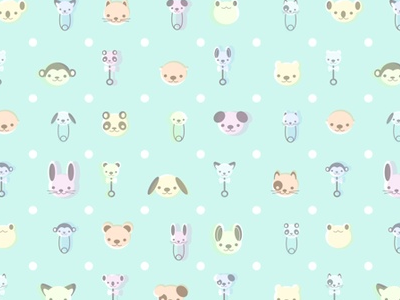 Baby Animal Fabric