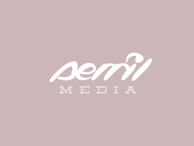 Serril Media custom font logo