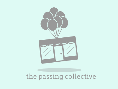 The Passing Collective Logo balloons floating logo online shop storefont