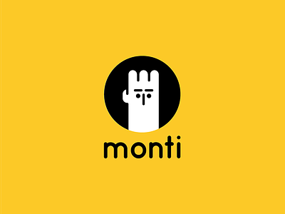 Monti. Personal logo. branding design identity illustration isotype logo logotype