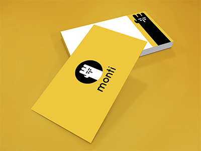Monti. Self Branding brand branding business card design designer identity logo