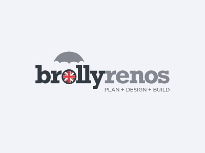 Brolly Renos Logo branding logo logos typography vector
