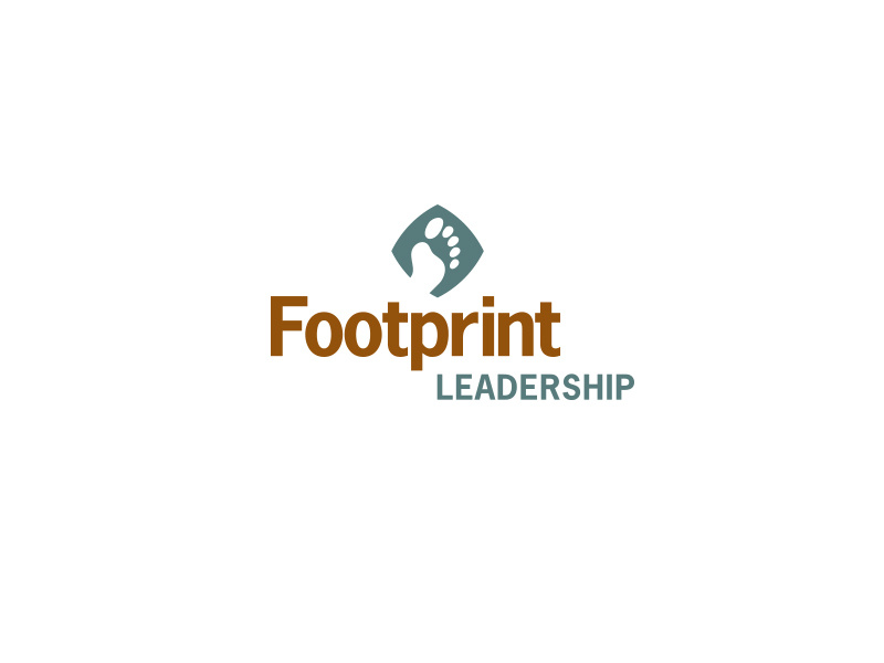 Footprint Leadership Logo design vector logo logos branding