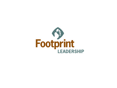Footprint Leadership Logo branding design logo logos vector