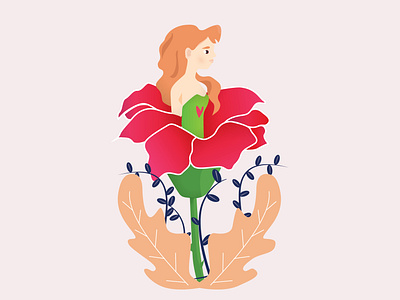 Rose Girl illustration