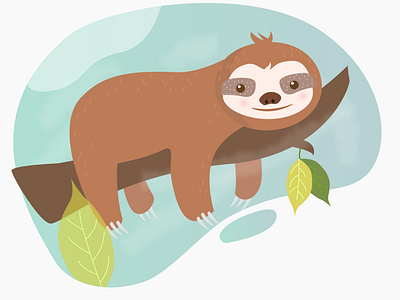 Sloth Illustration