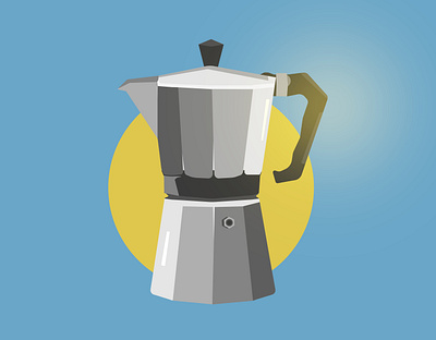 Coffee Maker branding coffee coffee maker coffee pot creativeart digitalart espresso graphic design illustration logo photoshop