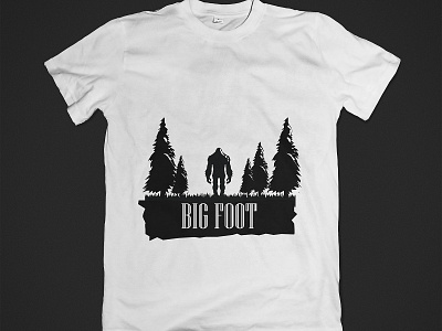 bigfoot t-shirt bigfoot creativeart design imagine photoshop shirt t shirt