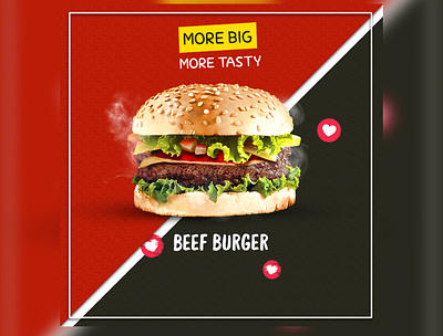 Beef Burger advertise advertisement beef burger creativeart design digitalart imagine photoshop photoshopartwork posts social socialmedia