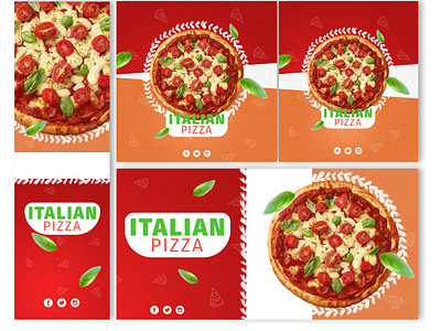 Pizza web banners