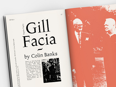 Gill Facia - Typeface by Colin Banks art decorative font gill facia illustration modern monotype police typeface