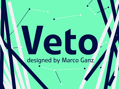 Veto - a typeface by Marco Ganz art decorative flat font illustration modern monotype police typeface veto